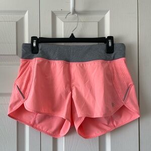 Athleta Pink Mid Rise Athletic Shorts